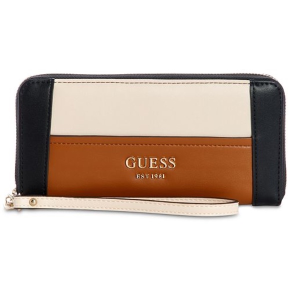 GUESS shawna zip-around wristlet - Picture 1 of 7